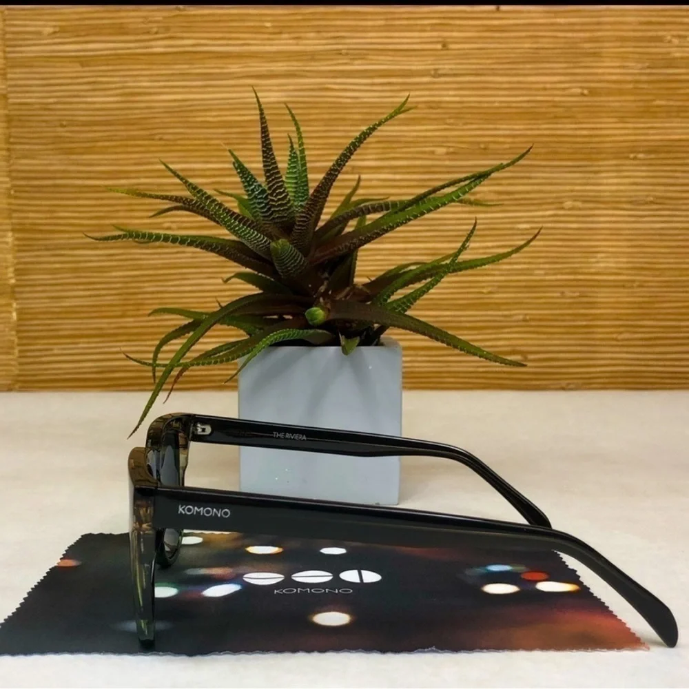Komono sunglasses riviera palms NEW green